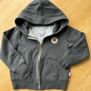 Toddler Converse Zip Up Hoodie Size 4T